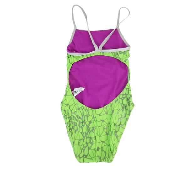 The Finals Competitive Swimsuit Size 26 Green One Piece Bathing Suit - Picture 3 of 5